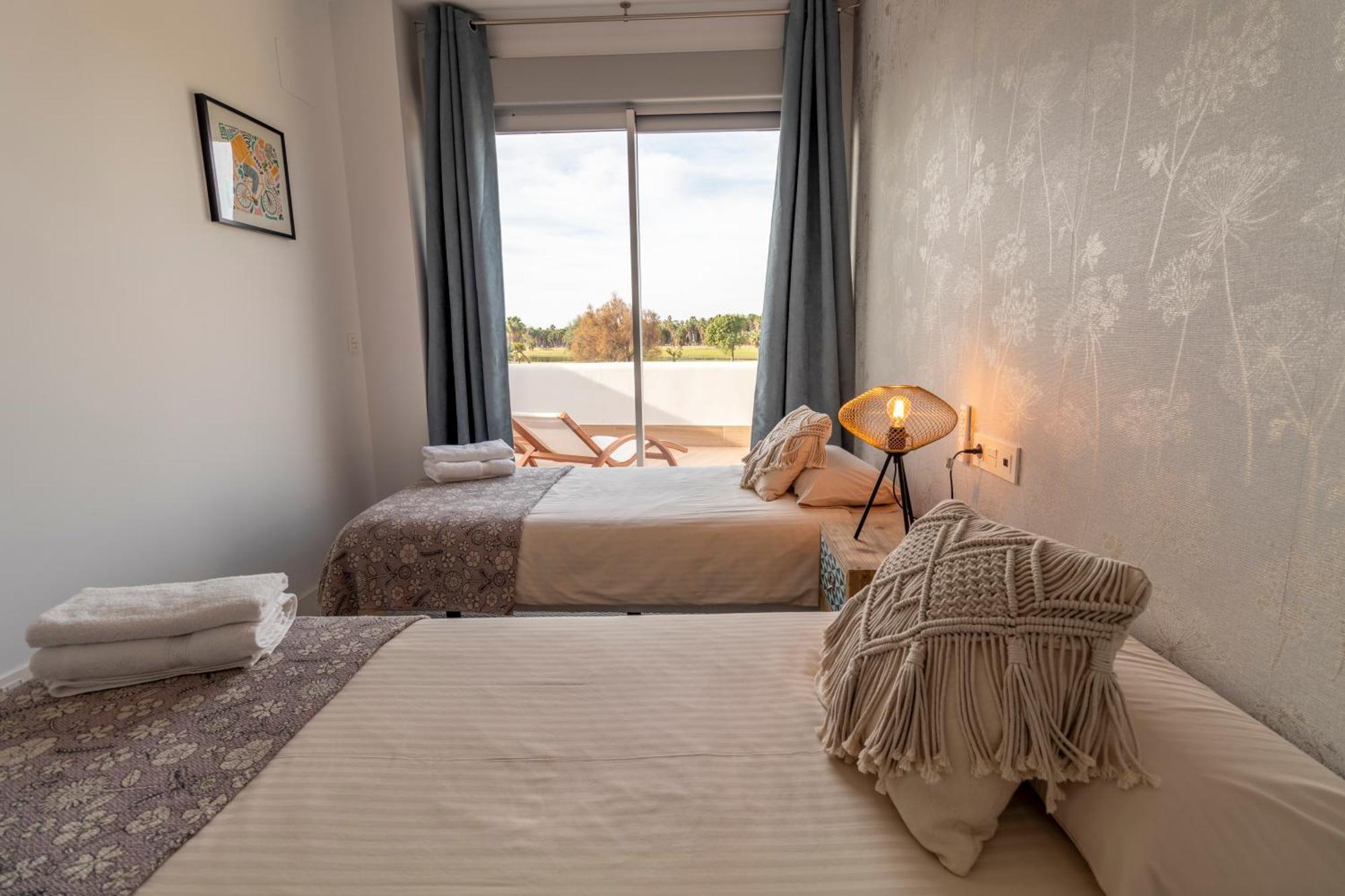 Rentitspain Apartamento Serena Terraza Con Vista A Golf モトリル エクステリア 写真