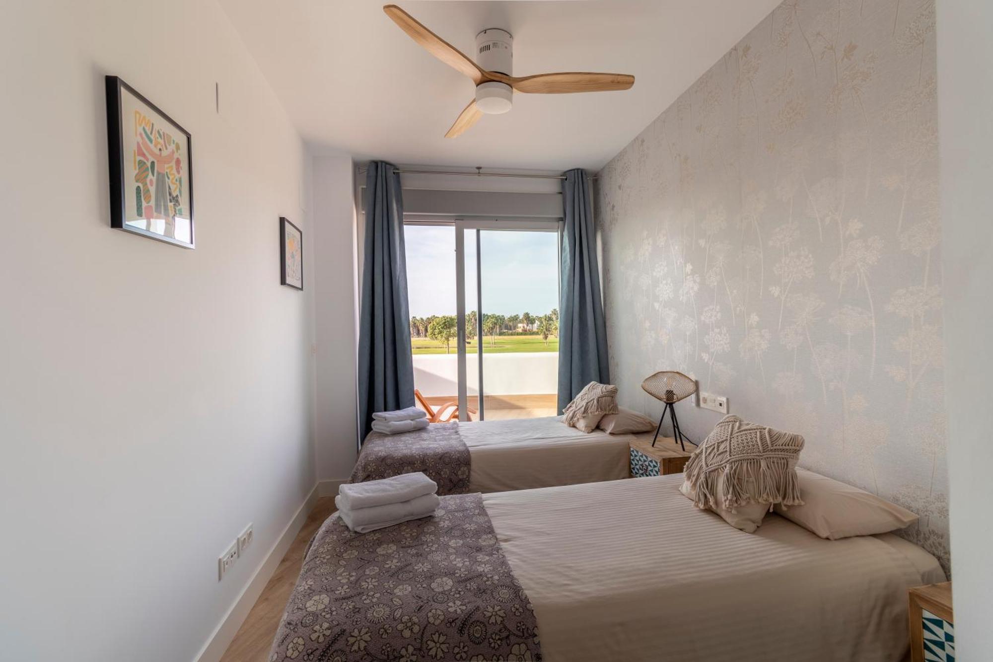 Rentitspain Apartamento Serena Terraza Con Vista A Golf モトリル エクステリア 写真