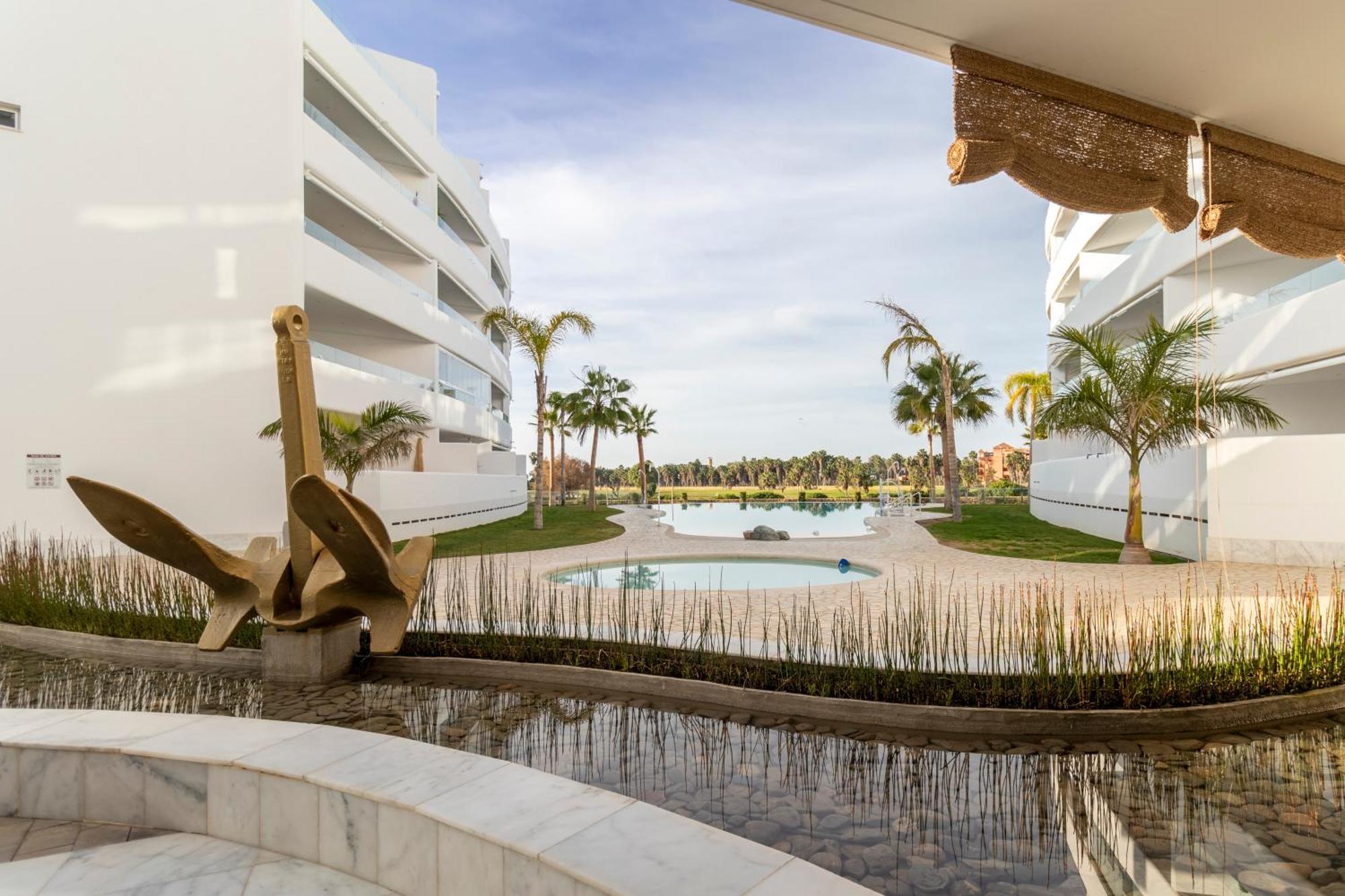 Rentitspain Apartamento Serena Terraza Con Vista A Golf モトリル エクステリア 写真
